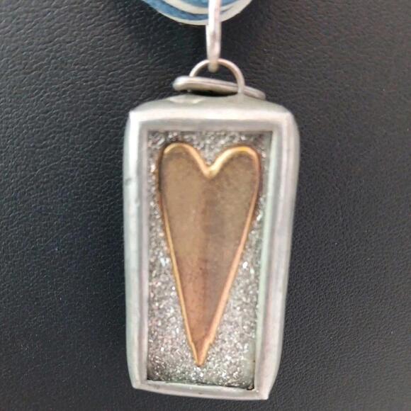 JEWEL KADE Reversable "Make a Wish For You" On Pendant,925, Italy Marked Tag - Picture 6 of 9